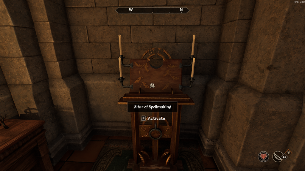 Altar of Spellmaking inside the Praxographical Center