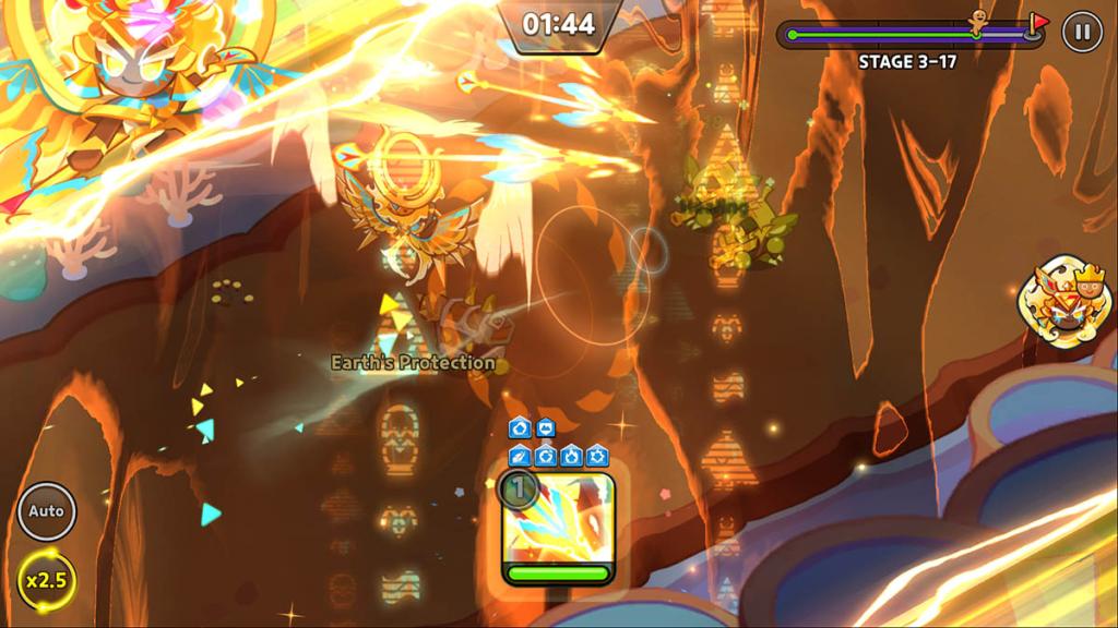 Golden Cheese Cookie performs Radiance of the Immortal in Cookie Run Kingdom.