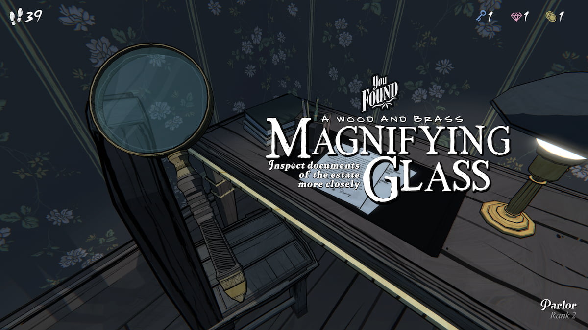 Magnifying Glass in Blue Prince