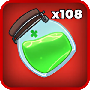X-Large Luck Potion from the Anime Card Clash Roblox experience