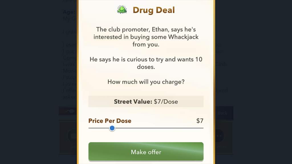 BitLife selling products through a cartel