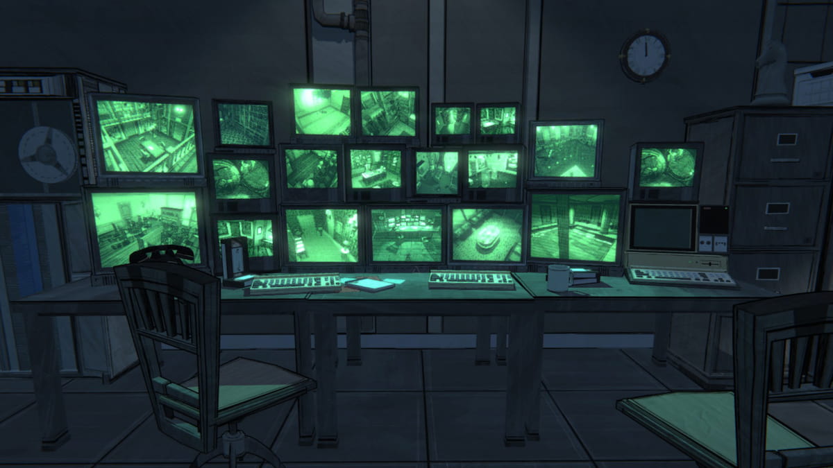 Blue Prince security room and terminal