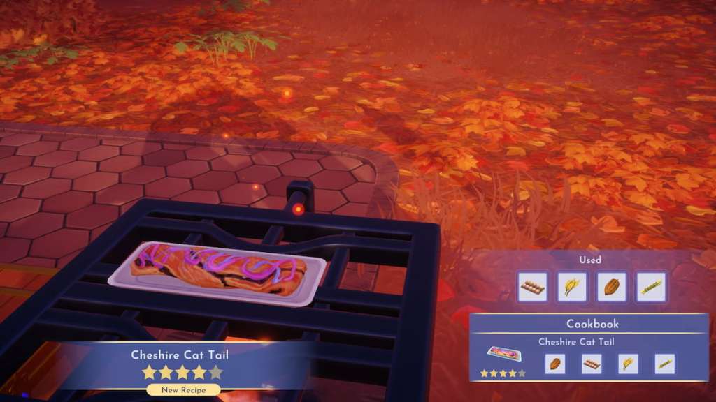 A cooked Cheshire Cat Tail in DDV