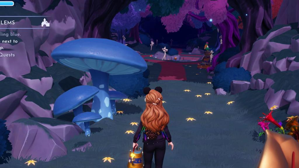 Disney Dreamlight Valley blue mushroom
