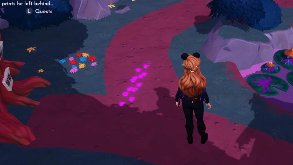 Disney Dreamlight Valley Cheshire Cat's paw prints