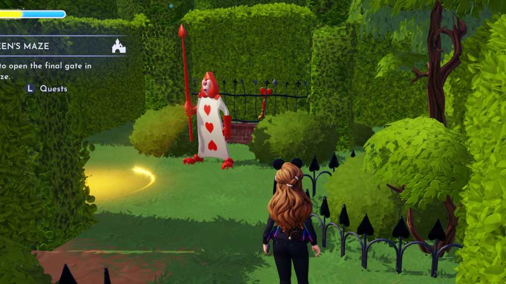 Disney Dreamlight Valley final lever in the Queen's Maze