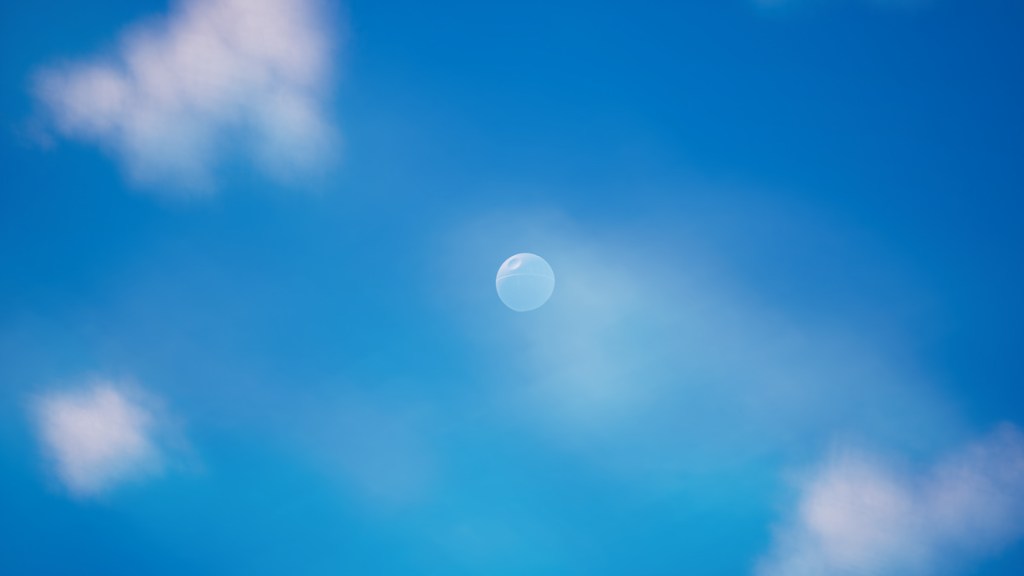 The death star in the sky in fortnite