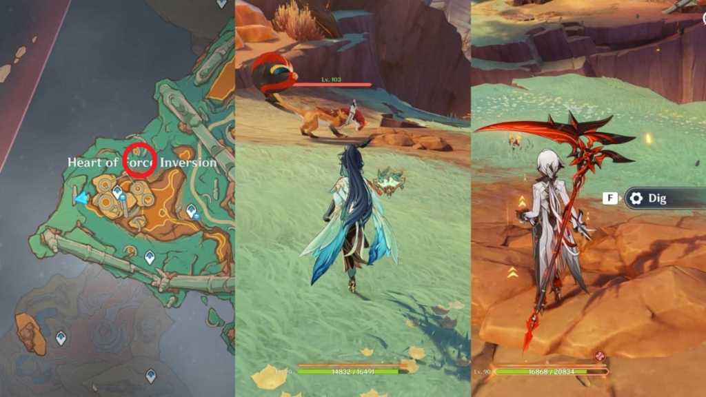 defeat the mountain weasel to get a hidden chest in genshin impact