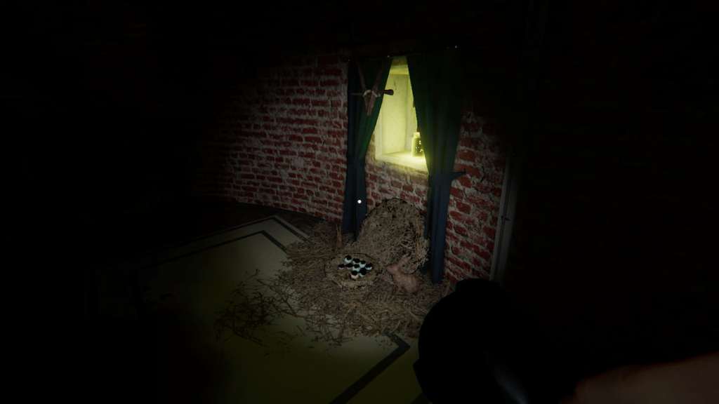 Forest Minion nest in dining room at Point Hope in Phasmophobia