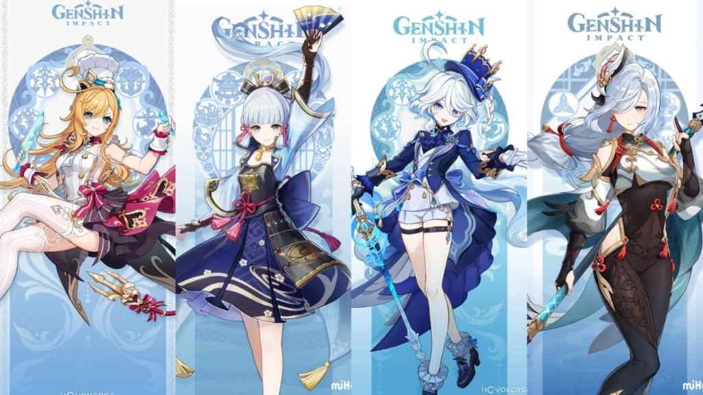 escoffier, ayaka, furina, and shenhe - best escoffier teams