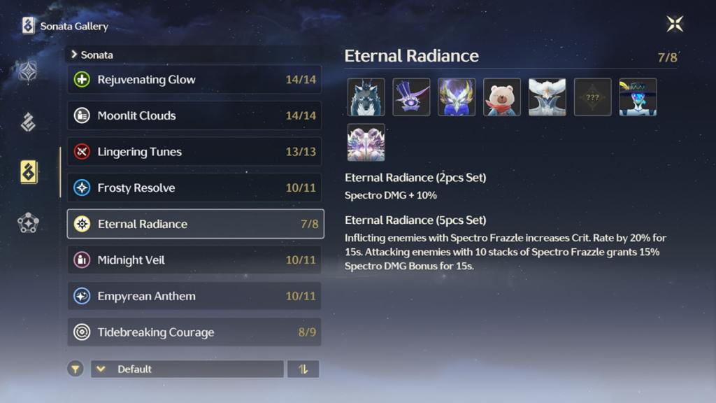 Eternal Radiance is zani's best set in wuwa