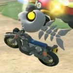 Fish bones in mario kart world