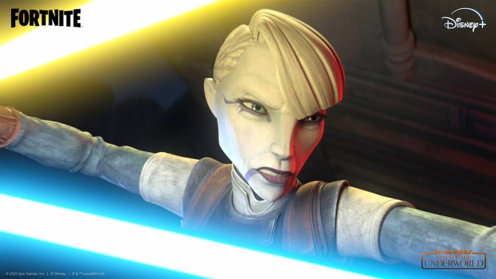 Ventress loading screen in Fortnite