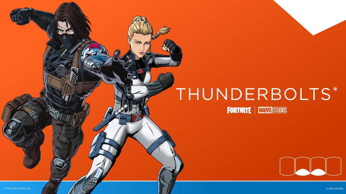 an image of White Widow and Winter Soldier in Fortnite Thunderbolts collab