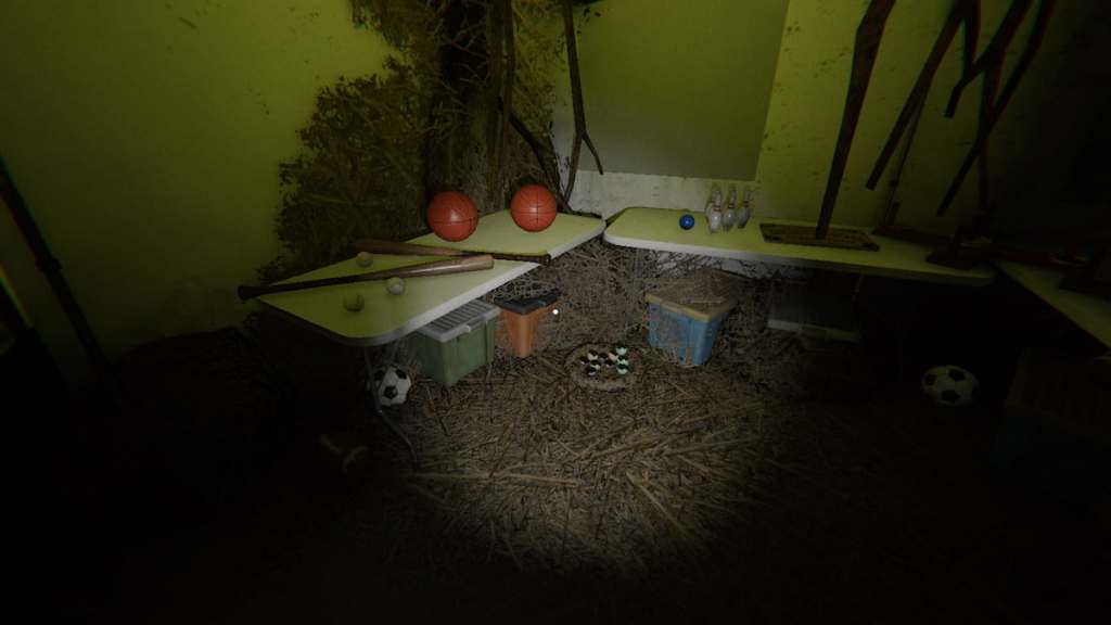 Forest Minion nest in game tent at Camp Woodwind in Phasmophobia