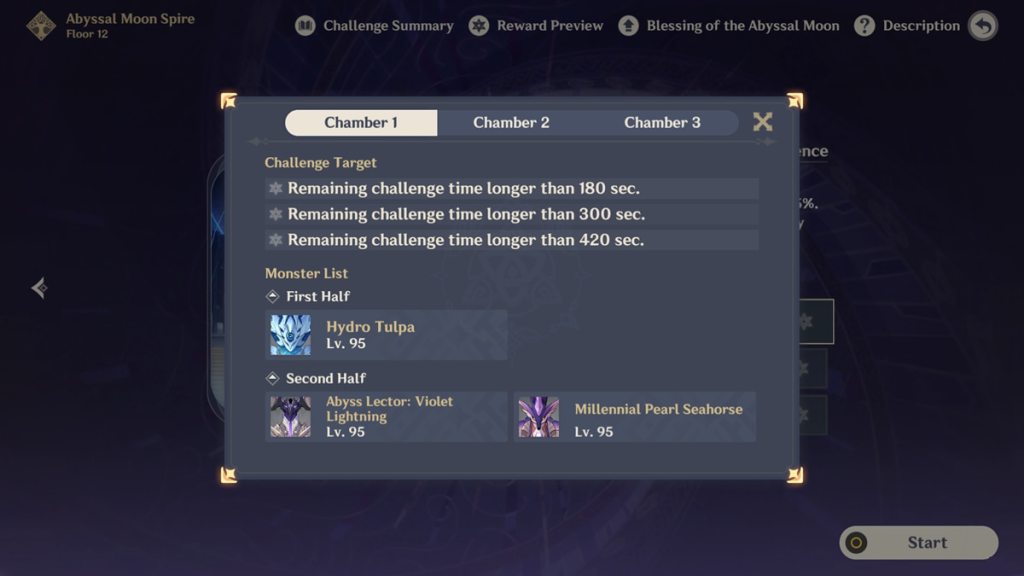 genshin impact 5.5 spiral abyss floor 12 chamber 1 enemies