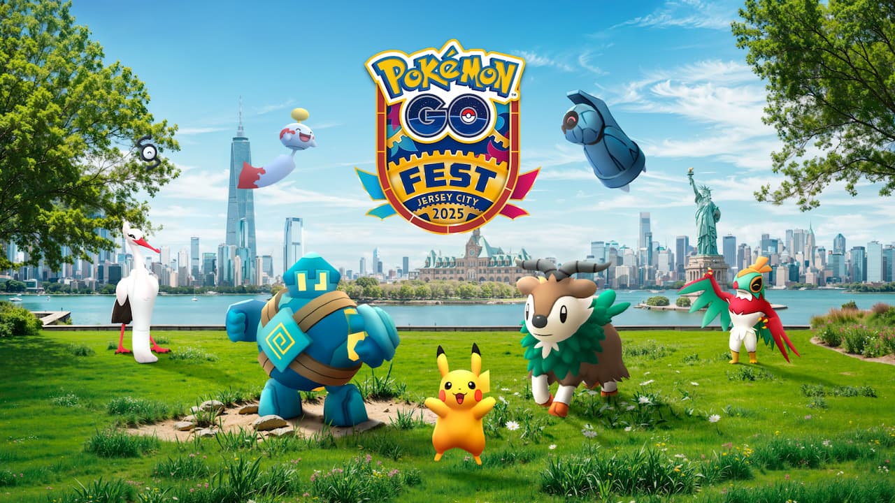 pokemon go fest new jersey key art featuring skiddo