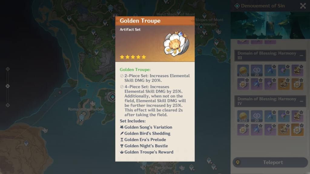 golden troupe is escoffier's best artifact set