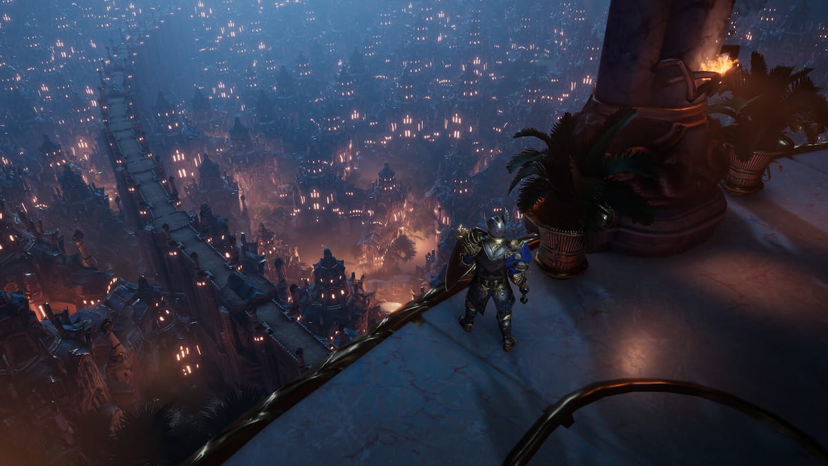 Player gazing out into the world in Last Epoch