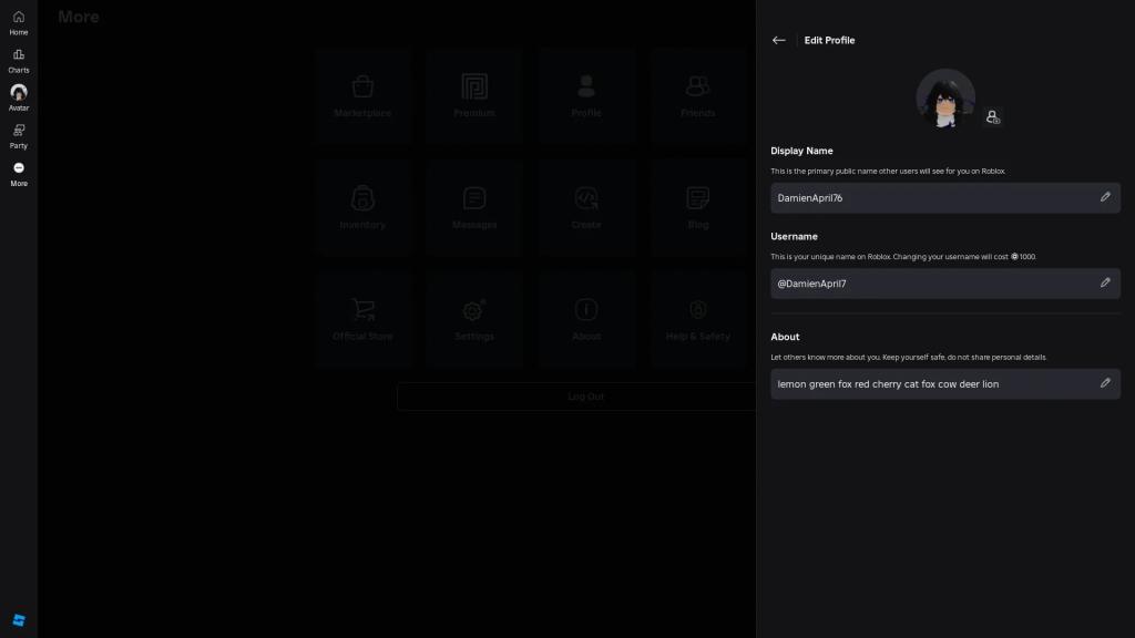 How to edit your Roblox profile to get verified with the BGS INFINITY Bot on Discord