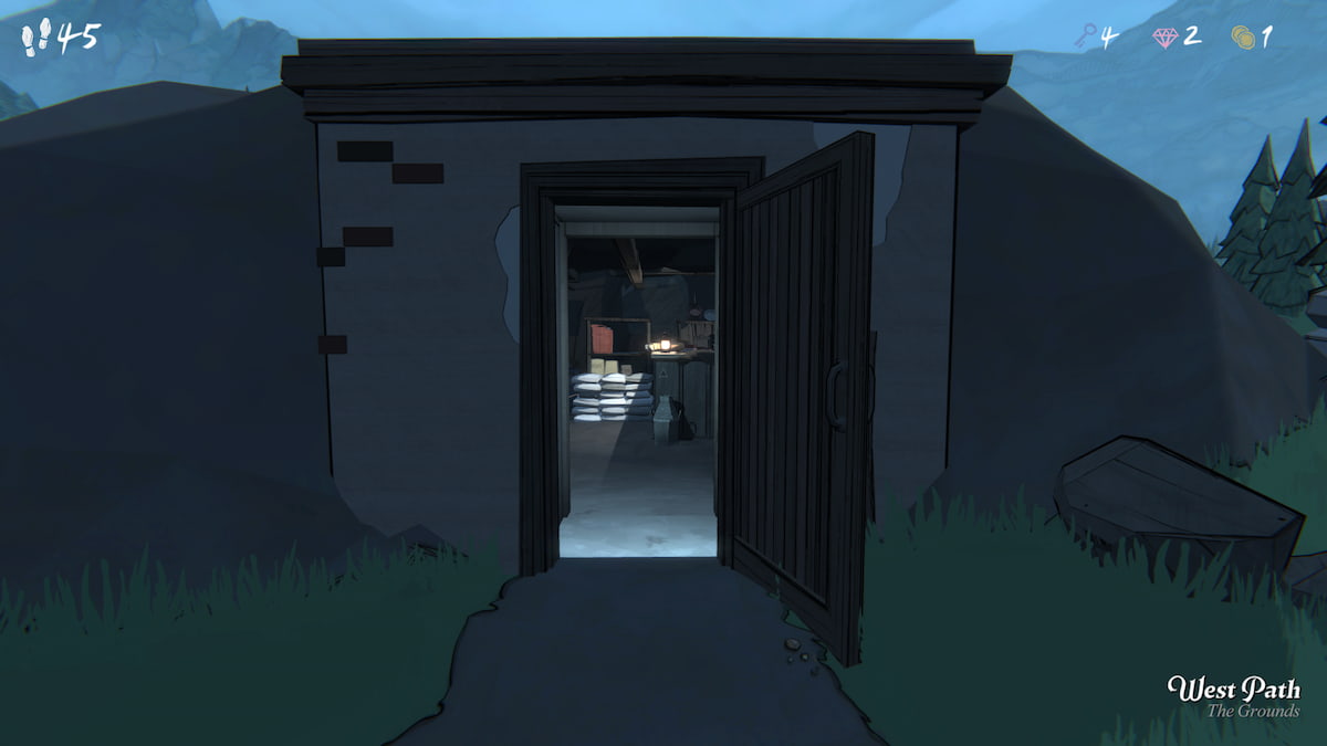 Trading Post room in Blue Prince