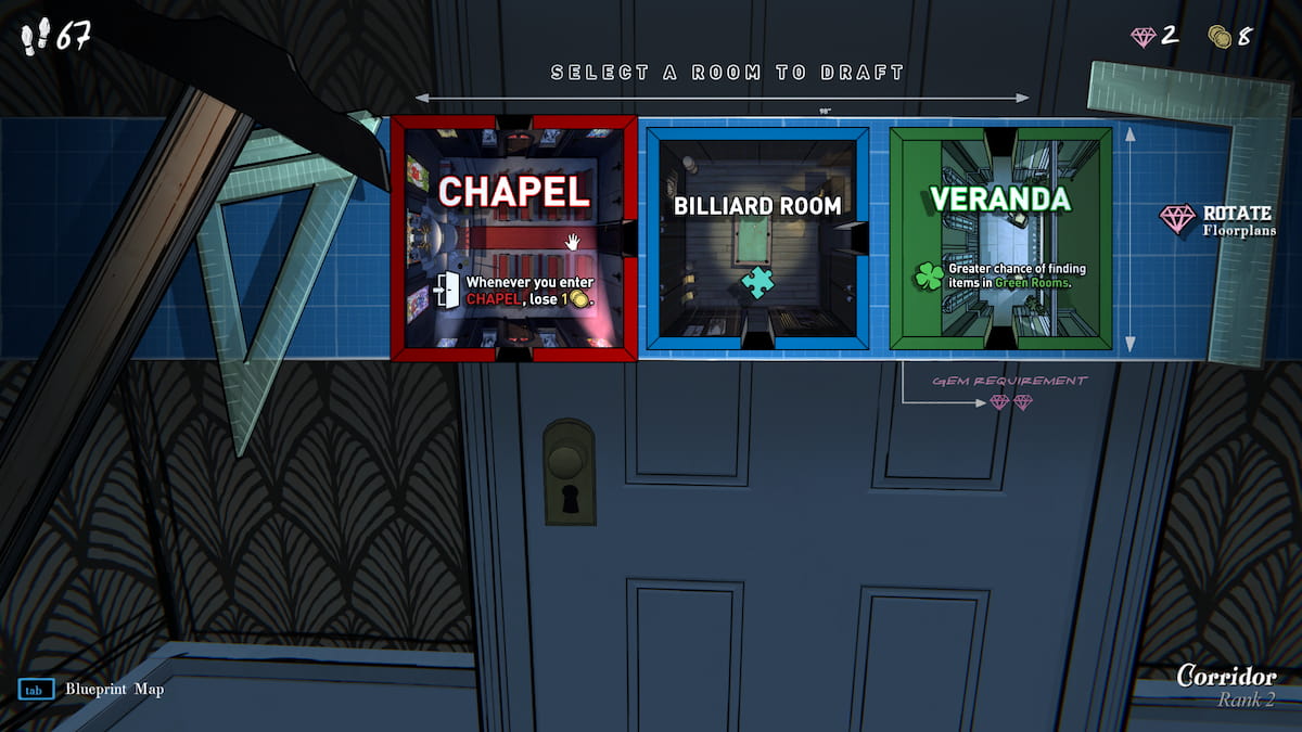 Chapel Red Room in Blue Prince