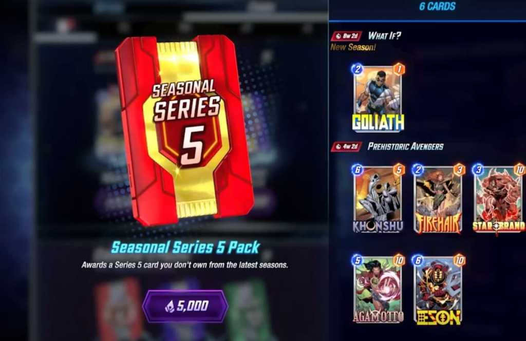 Marvel Snap Seasonal Snap Packs