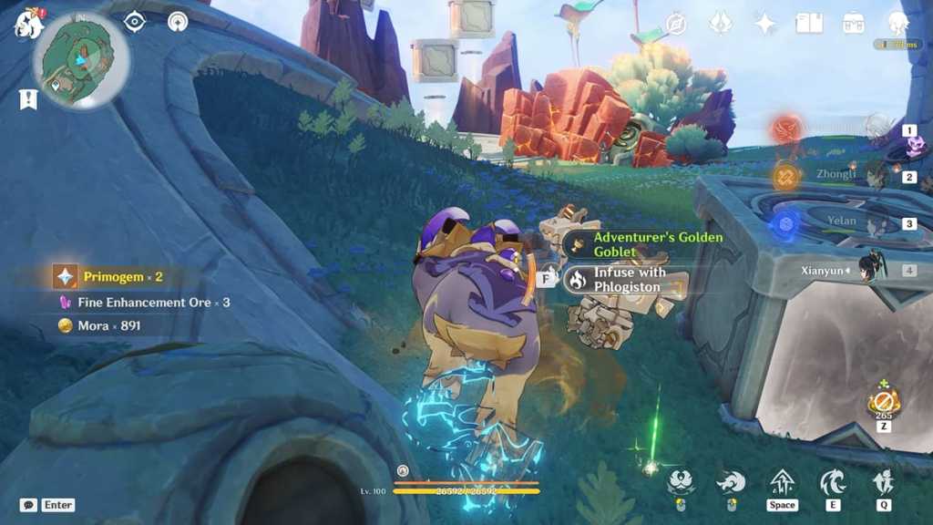 infusing phlogiston into the pillar