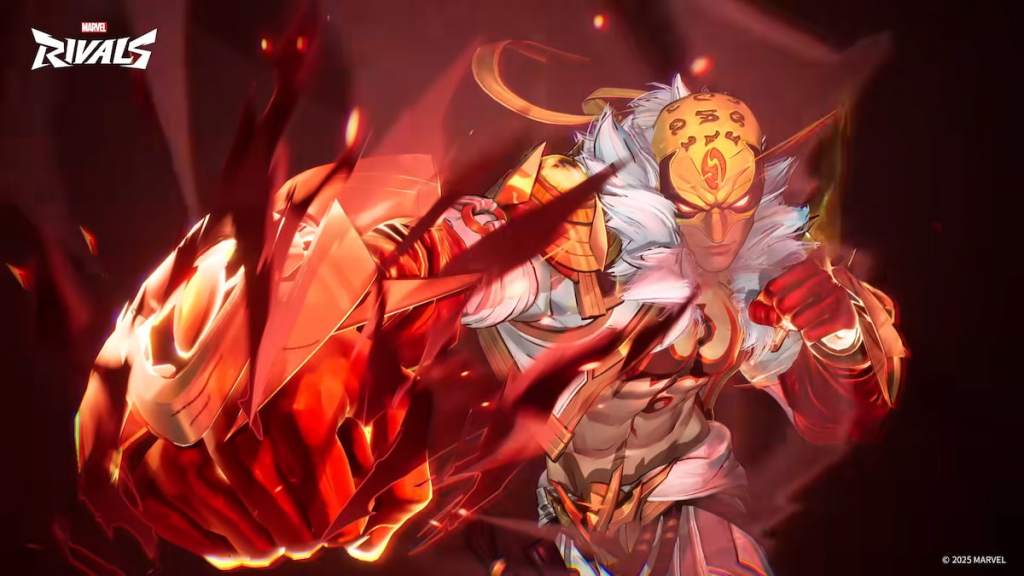 Iron Fist punching forward in marvel rivals