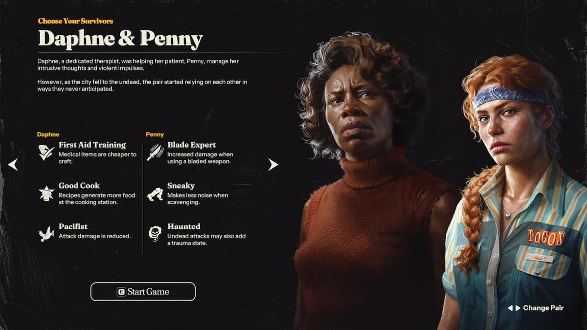 a woman wearing an orange turtleneck frowning, and a girl with red braided hair and a blue headband