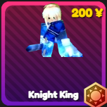 Knight King unit from Anime Rangers X Roblox experience