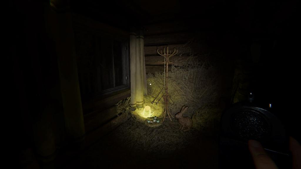 Living room forest minion nest at Grafton Farmhouse in Phasmophobia