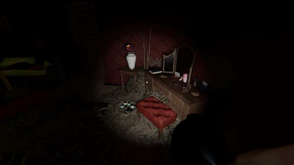 Forest Minion nest in master bedroom at Point Hope in Phasmophobia