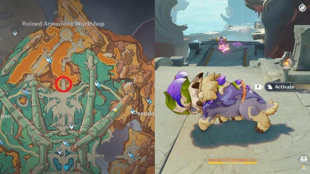 matador monetoo in dragons' residence in ancient scared mountain