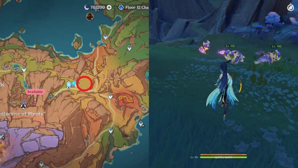 matador monetoo near the statue of the seven