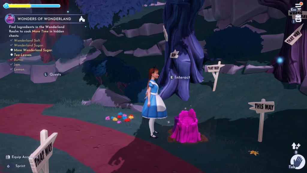 More wonderland sugar tree stump in DDV