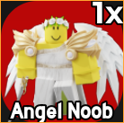 Angel Noob from the Noob Defense Roblox experience