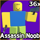 Assassin Noob from the Noob Defense Roblox experience