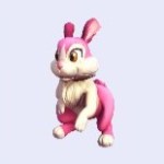 Pink Spring Rabbit in DDV.