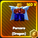 Porcero (Dragon) unit from Anime Rangers X Roblox experience