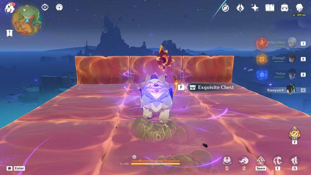 Pyroculus and exquisite chest reward for completing the challenge