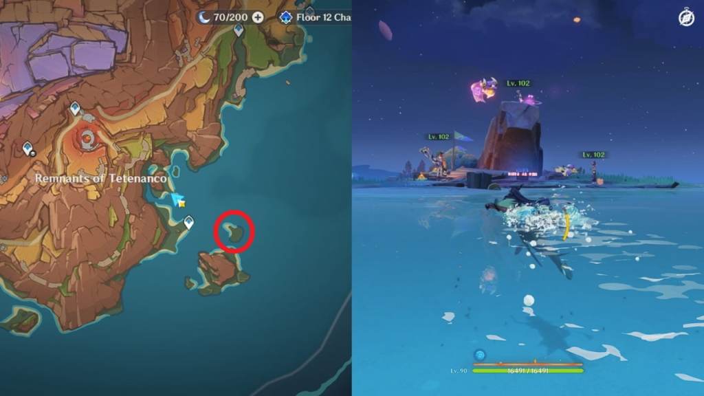 remnants of tetenacno monetoo location