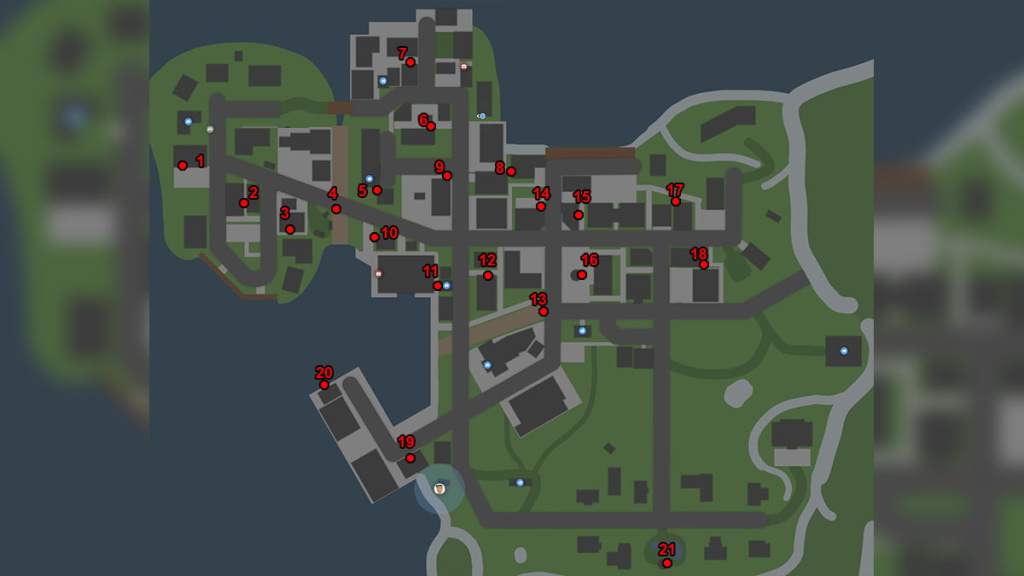 Schedule 1 dead drop map locations