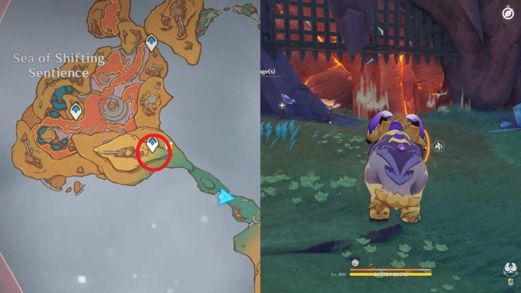 sea of shifting sentience secret room location