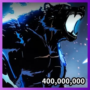 Shadow Bear card from the Anime Card Clash Roblox experience