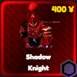 Shadow Knight unit from Anime Rangers X Roblox experience