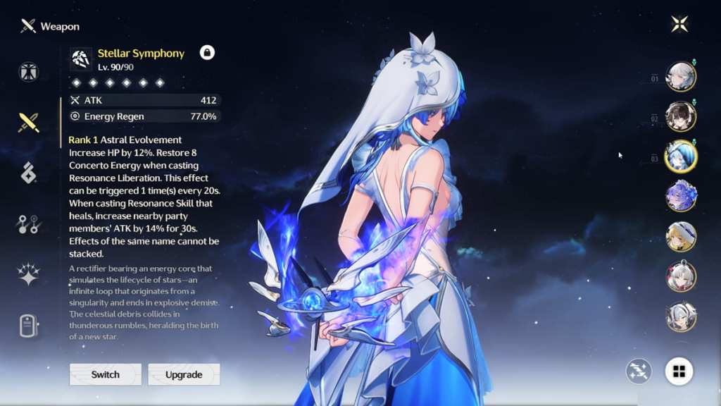 shorekeeper signature weapon - stellar symphony