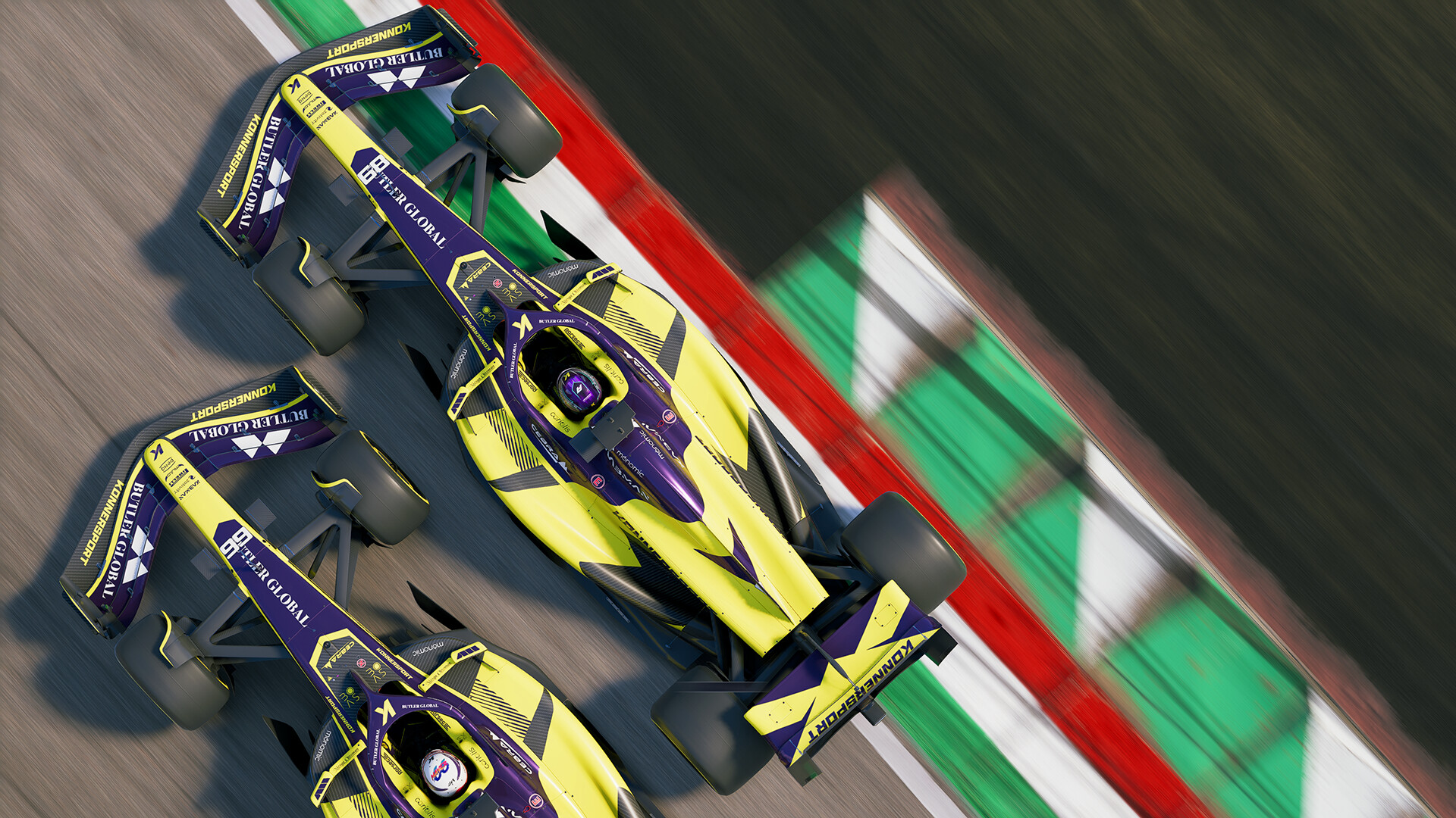 A race scene in F1 25