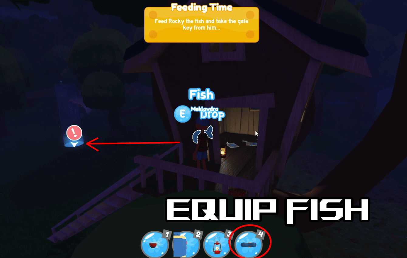 threadville act 1 fish to lure rocky