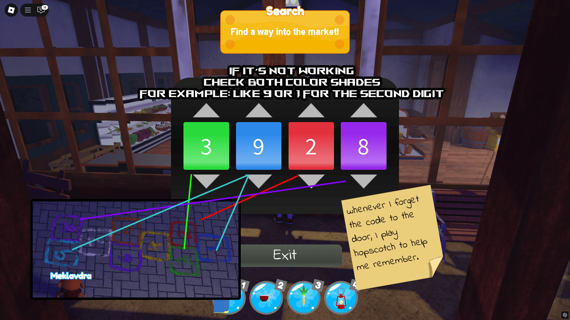 threadville act 1 market hopscotch code puzzle